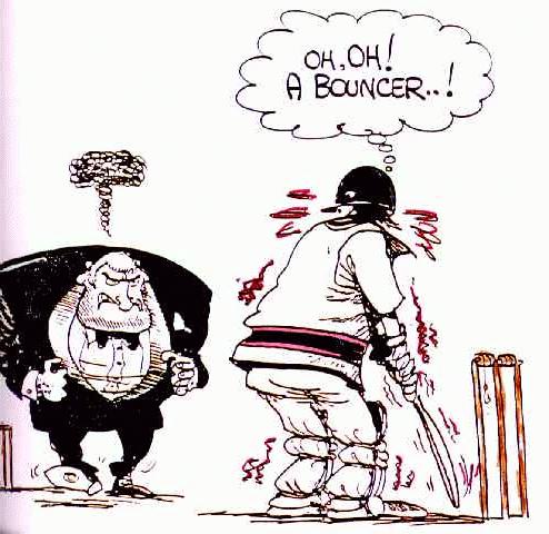 india vs bouncers